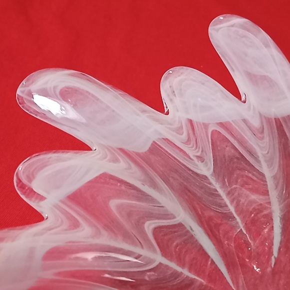 Vintage ARTE MURANO Crystal. By, Creazioni Silverstri. ITALY. Fanciful Shape. - Picture 2 of 16